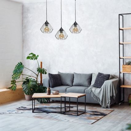 Hanglamp aan koord NORMAN 1xE27/60W/230V