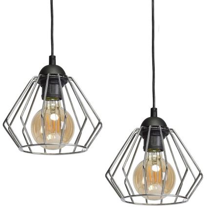 Hanglamp aan koord NORMAN 1xE27/60W/230V