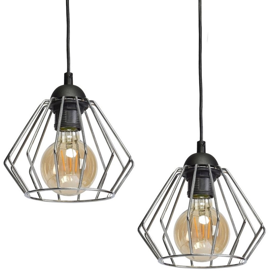 Hanglamp aan koord NORMAN 1xE27/60W/230V