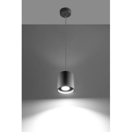 Hanglamp aan koord ORBIS 1 1xGU10/40W/230V grijs