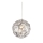 Hanglamp aan koord ORION 1xE27/40W/230V chroom glans