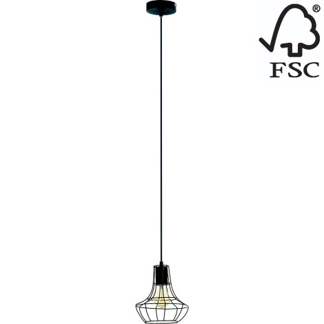 Hanglamp aan koord OUTLINE 1xE27/60W/230V - FSC-gecertificeerd