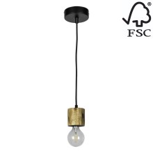 Hanglamp aan koord PINO 1xE27/60W/230V - FSC-gecertificeerd