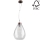 Hanglamp aan koord PIRO 1xE27/60W/230V - FSC-gecertificeerd