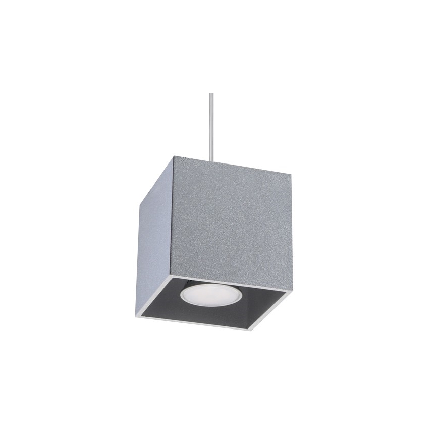 Hanglamp aan koord QUAD 1 1xGU10/40W/230V grijs