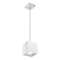 Hanglamp aan koord QUAD 1 1xGU10/40W/230V wit