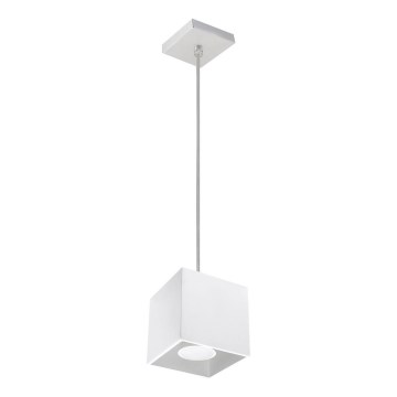 Hanglamp aan koord QUAD 1 1xGU10/40W/230V wit