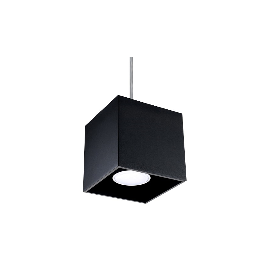 Hanglamp aan koord QUAD 1 1xGU10/40W/230V zwart