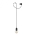 Hanglamp aan koord QUALLE 1xE27/60W/230V