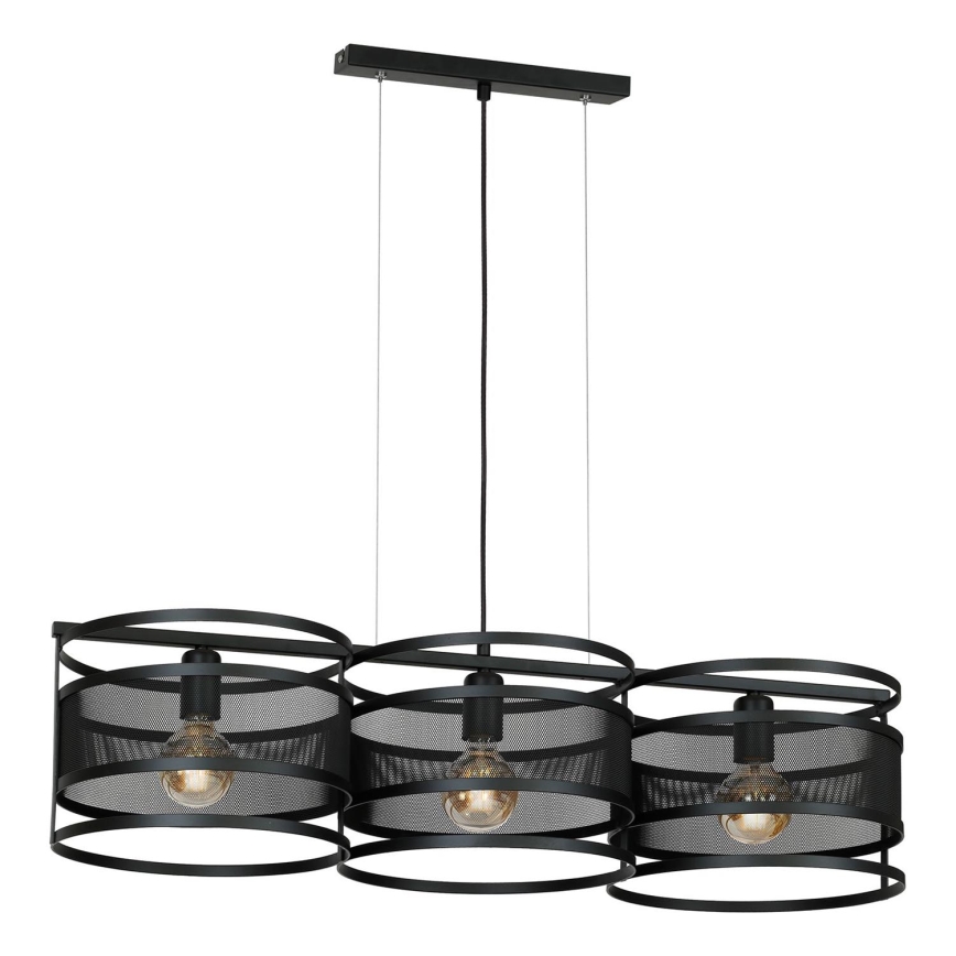 Hanglamp aan koord RIM 3x E27 / 60W / 230V