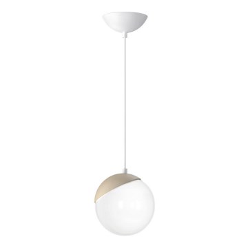 Hanglamp aan koord SFERA WOOD 1xE14/40W/230V