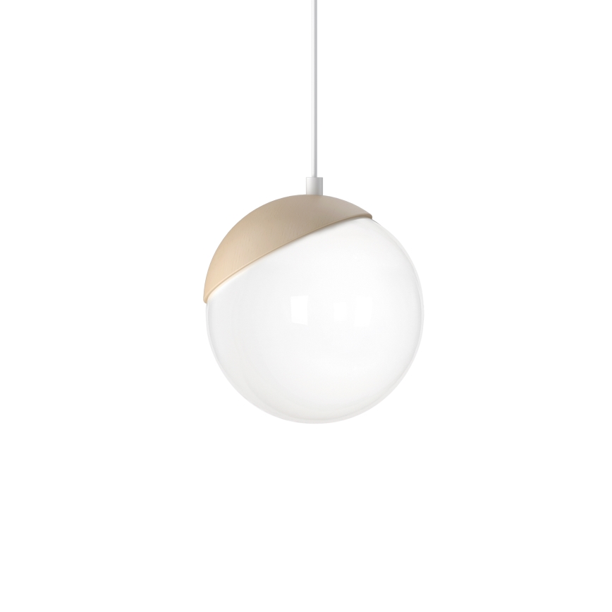 Hanglamp aan koord SFERA WOOD 1xE14/40W/230V