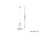 Hanglamp aan koord SILVIA 1xE27/60W/230V