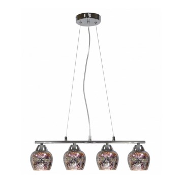 Hanglamp aan koord SIRIUS 4xE27/60W/230V