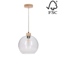 Hanglamp aan koord SVEA 1xE27/60W/230V - FSC-gecertificeerd