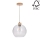 Hanglamp aan koord SVEA 1xE27/60W/230V - FSC-gecertificeerd