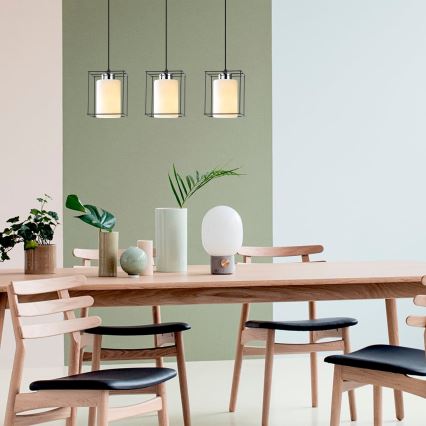 Hanglamp aan koord SWANK 3xE27/100W/230V