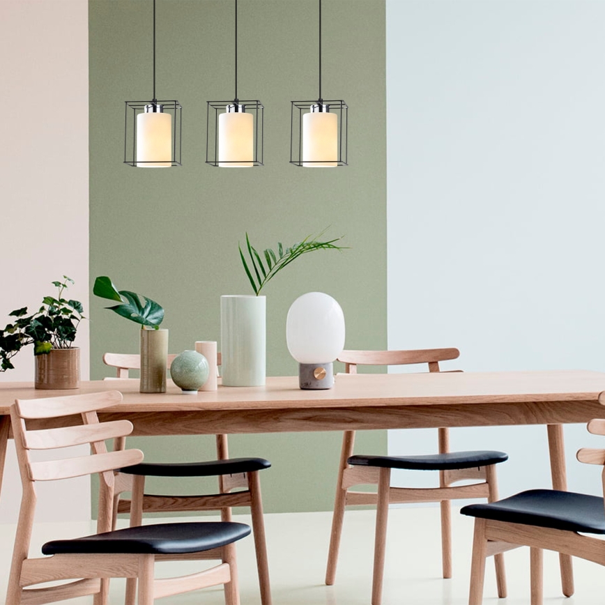 Hanglamp aan koord SWANK 3xE27/100W/230V