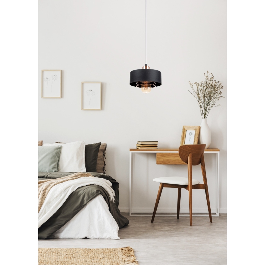 Hanglamp aan koord VEST 1xE27/60W/230V