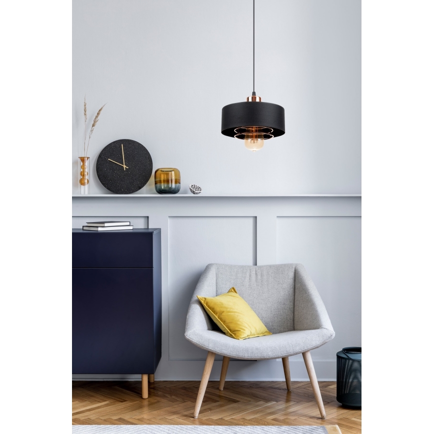 Hanglamp aan koord VEST 1xE27/60W/230V