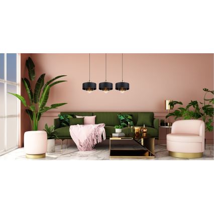 Hanglamp aan koord VEST 3xE27/60W/230V