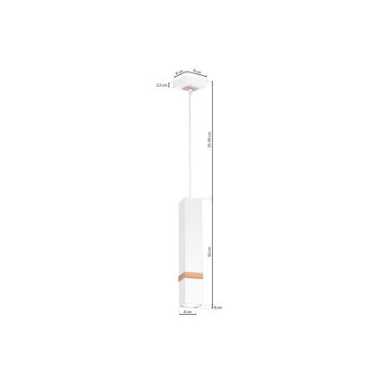 Hanglamp aan koord VIDAR 1xGU10/25W/230V