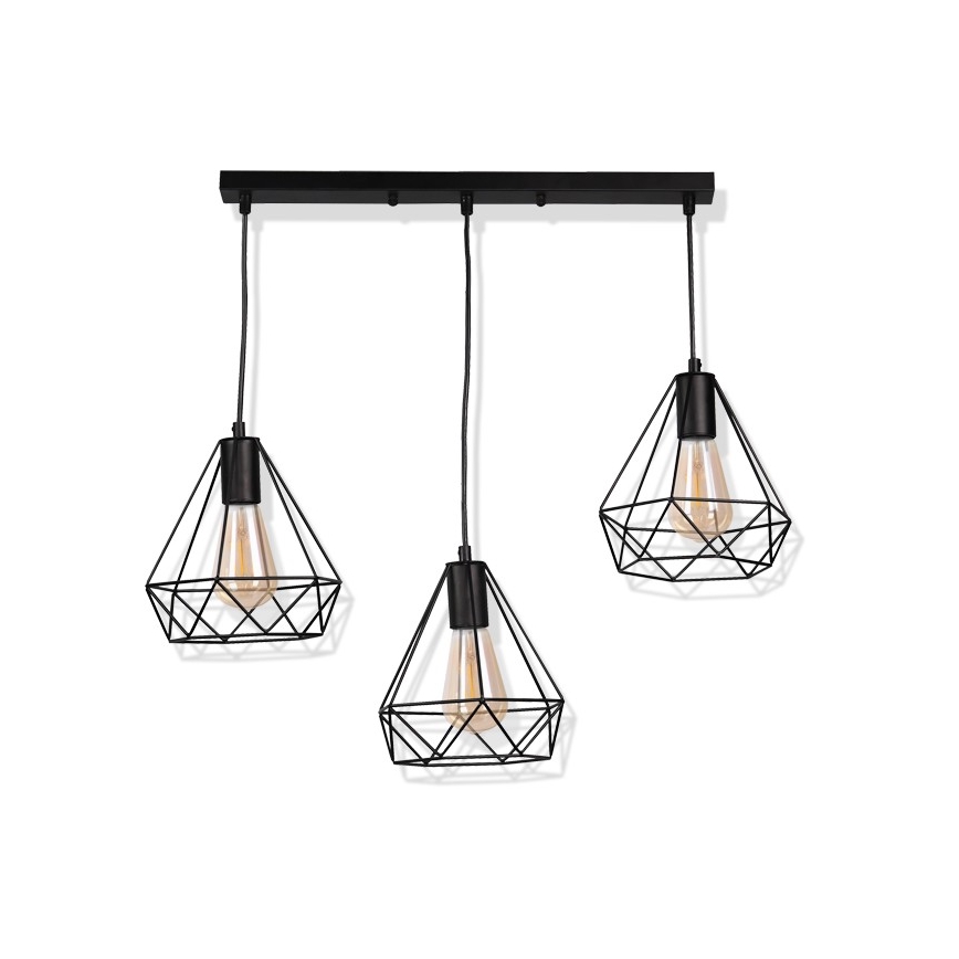 Hanglamp aan koord VIGO 3xE27/20W/230V