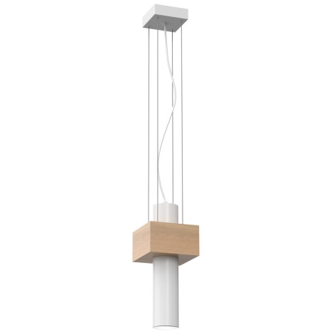 Hanglamp aan koord WEST 1xGU10/25W/230V wit