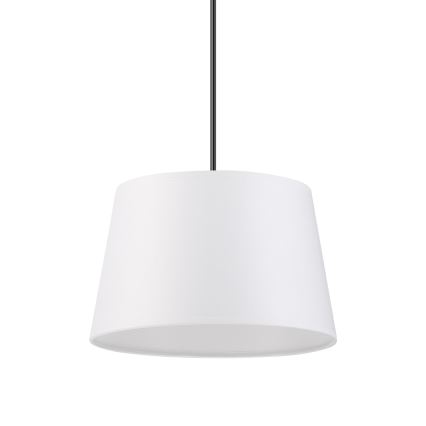 Hanglamp aan snoer AIDA 1xE27/60W/230V Ø 25 cm eiken/notenhout/wit