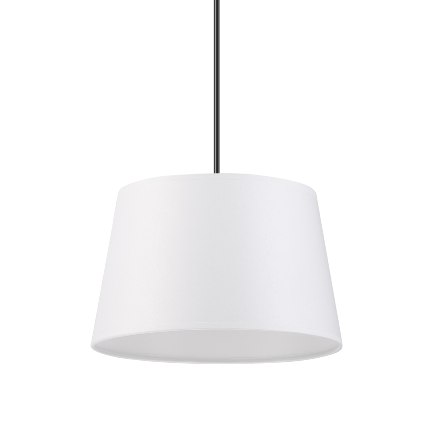 Hanglamp aan snoer AIDA 1xE27/60W/230V Ø 25 cm eiken/notenhout/wit
