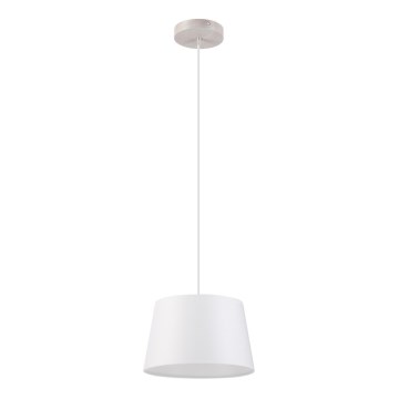 Hanglamp aan snoer AIDA 1xE27/60W/230V Ø 25 cm eiken/wit