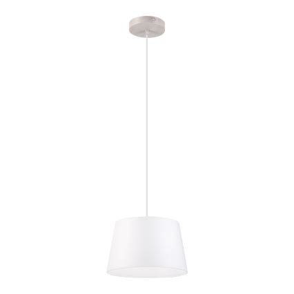 Hanglamp aan snoer AIDA 1xE27/60W/230V Ø 25 cm eiken/wit