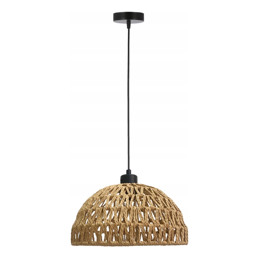 Hanglamp aan snoer BALLI 1xE27/40W/230V beige