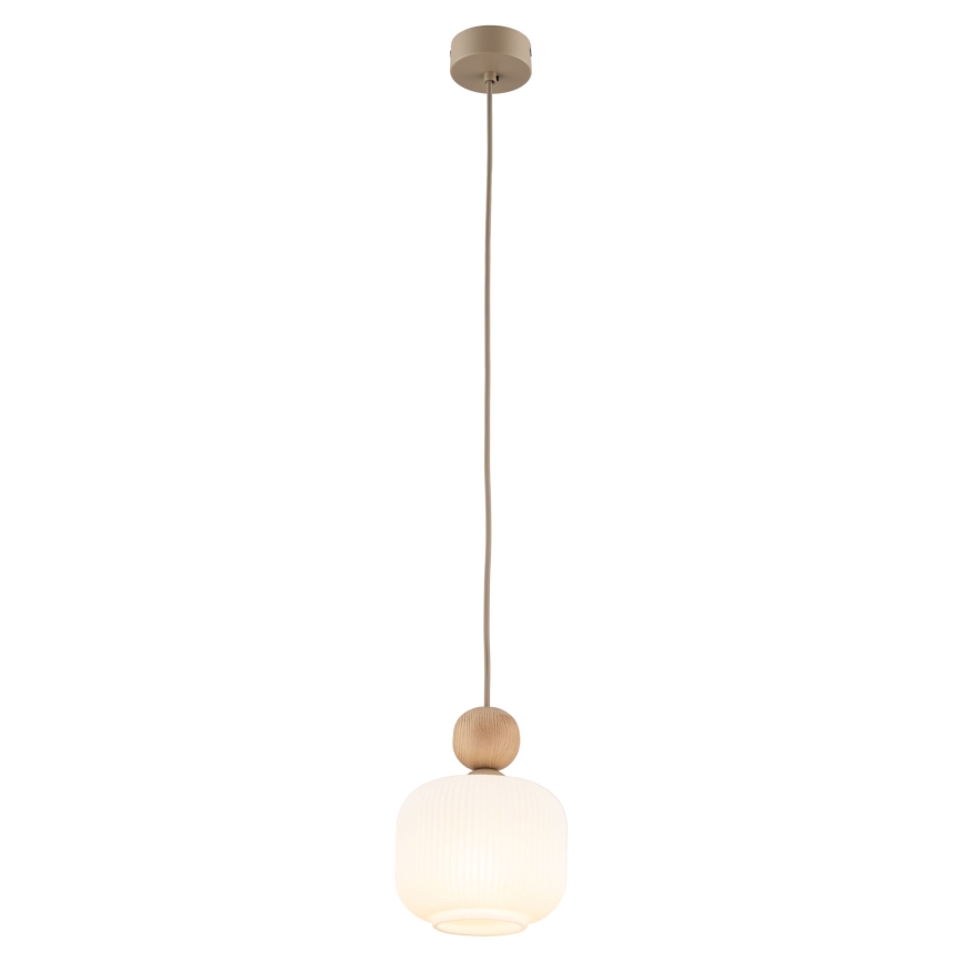Hanglamp aan snoer BALLO 1xE14/10W/230V beige