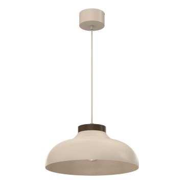Hanglamp aan snoer BASCA 1xE27/15W/230V beige/bruin