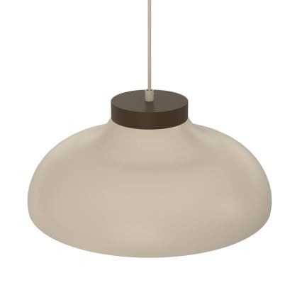 Hanglamp aan snoer BASCA 1xE27/15W/230V beige/bruin