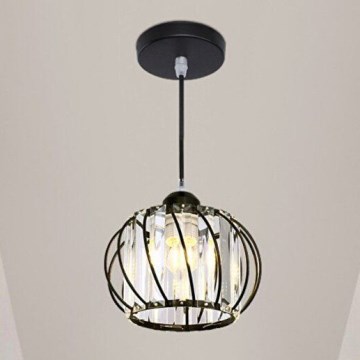 Hanglamp aan snoer BELLA 1xE27/40W/230V zwart