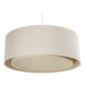 Hanglamp aan snoer BOHO TRINITI 1xE27/60W/230V Ø 50 cm crème