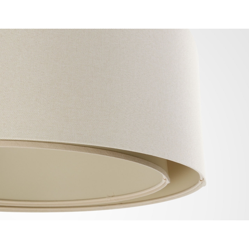 Hanglamp aan snoer BOHO TRINITI 1xE27/60W/230V Ø 50 cm crème