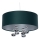 Hanglamp aan snoer BUBBLE 1xE27/60W/230V Ø 50 cm groen