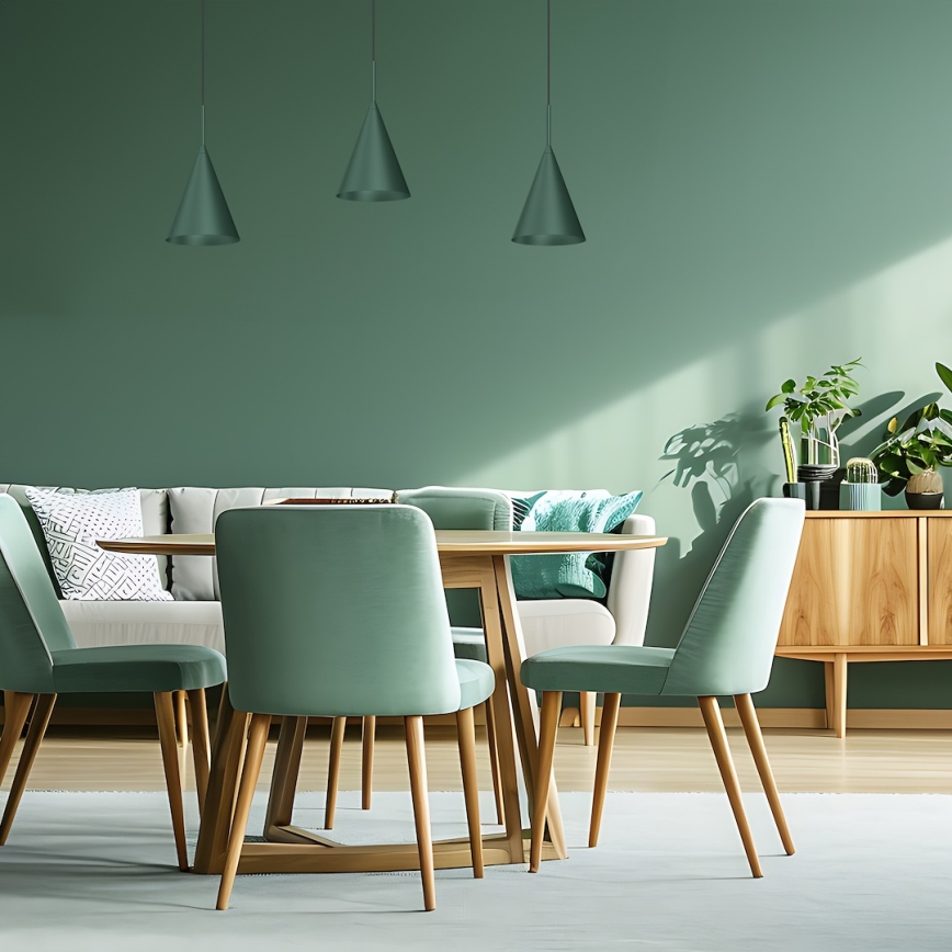 Hanglamp aan snoer CAPITAL 1xGX53/15W/230V, diameter 17 cm, groen