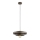 Hanglamp aan snoer CEROTI 1xE27/15W/230V bruin