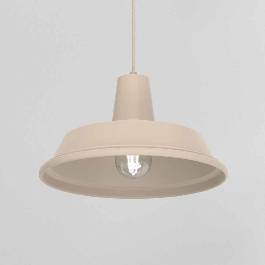 Hanglamp aan snoer CLASS 1xE27/15W/230V beige