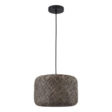 Hanglamp aan snoer CLEA 1xE27/20W/230V Ø 30 cm antraciet