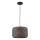 Hanglamp aan snoer CLEA 1xE27/20W/230V Ø 30 cm antraciet