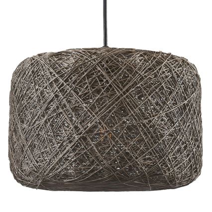 Hanglamp aan snoer CLEA 1xE27/20W/230V Ø 30 cm antraciet