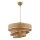 Hanglamp aan snoer COUPER 1xE27/60W/230V bruin/goud
