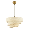 Hanglamp aan snoer COUPER 1xE27/60W/230V crème