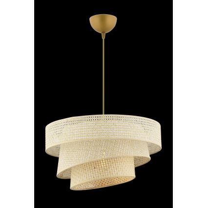 Hanglamp aan snoer COUPER 1xE27/60W/230V crème