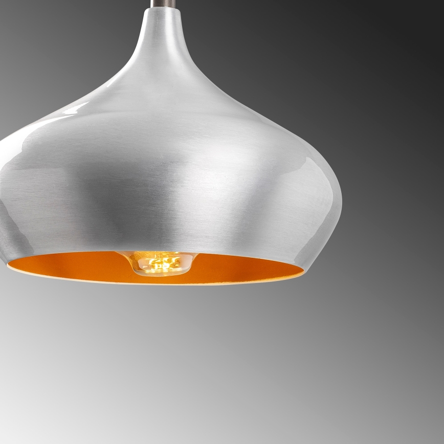 Hanglamp aan snoer DODO 1xE27/40W/230V mat chroom
